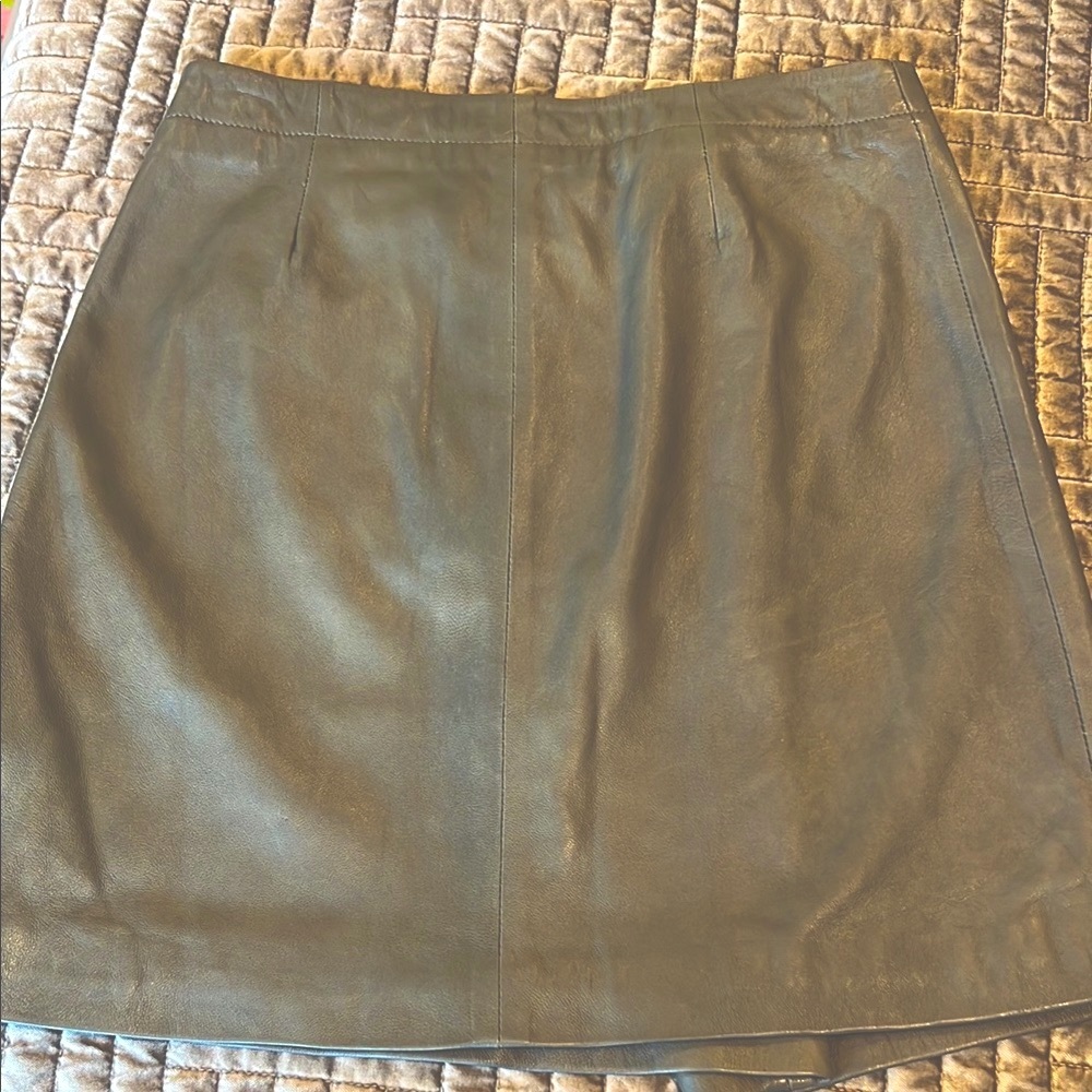 All Saints Silver Mini Skirt - Picture 7 of 7